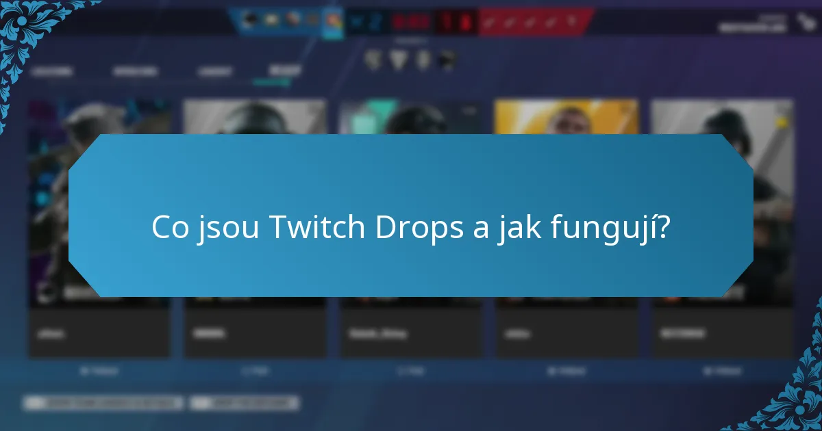 Jaké jsou nadcházející akce Twitch Drops?
